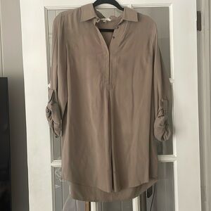 Tyler Boe Silk Shirt Dress